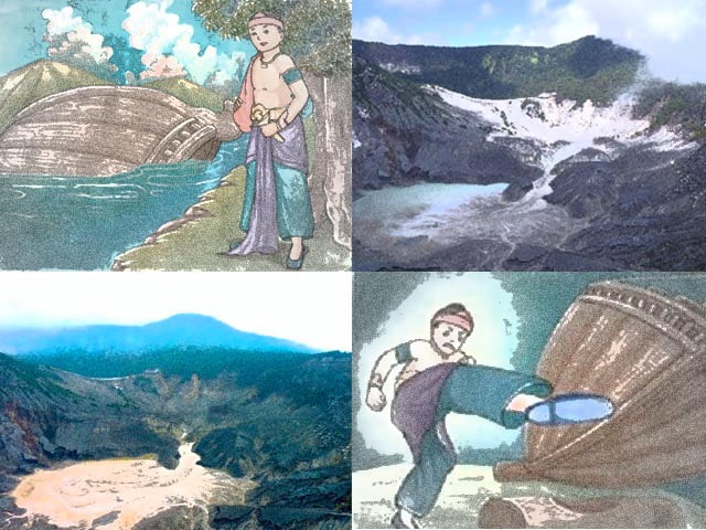 sejarah Gunung Tangkuban Perahu